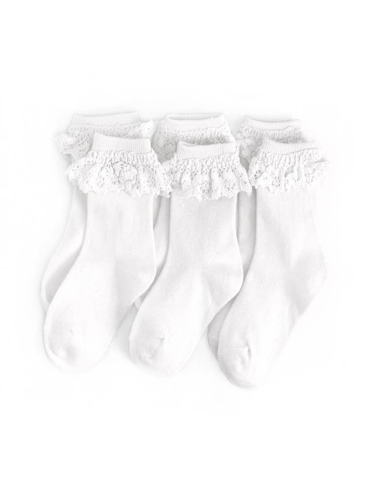 Pack de 3 calcetines de rizo para bebé BEIGE-BLANCO
