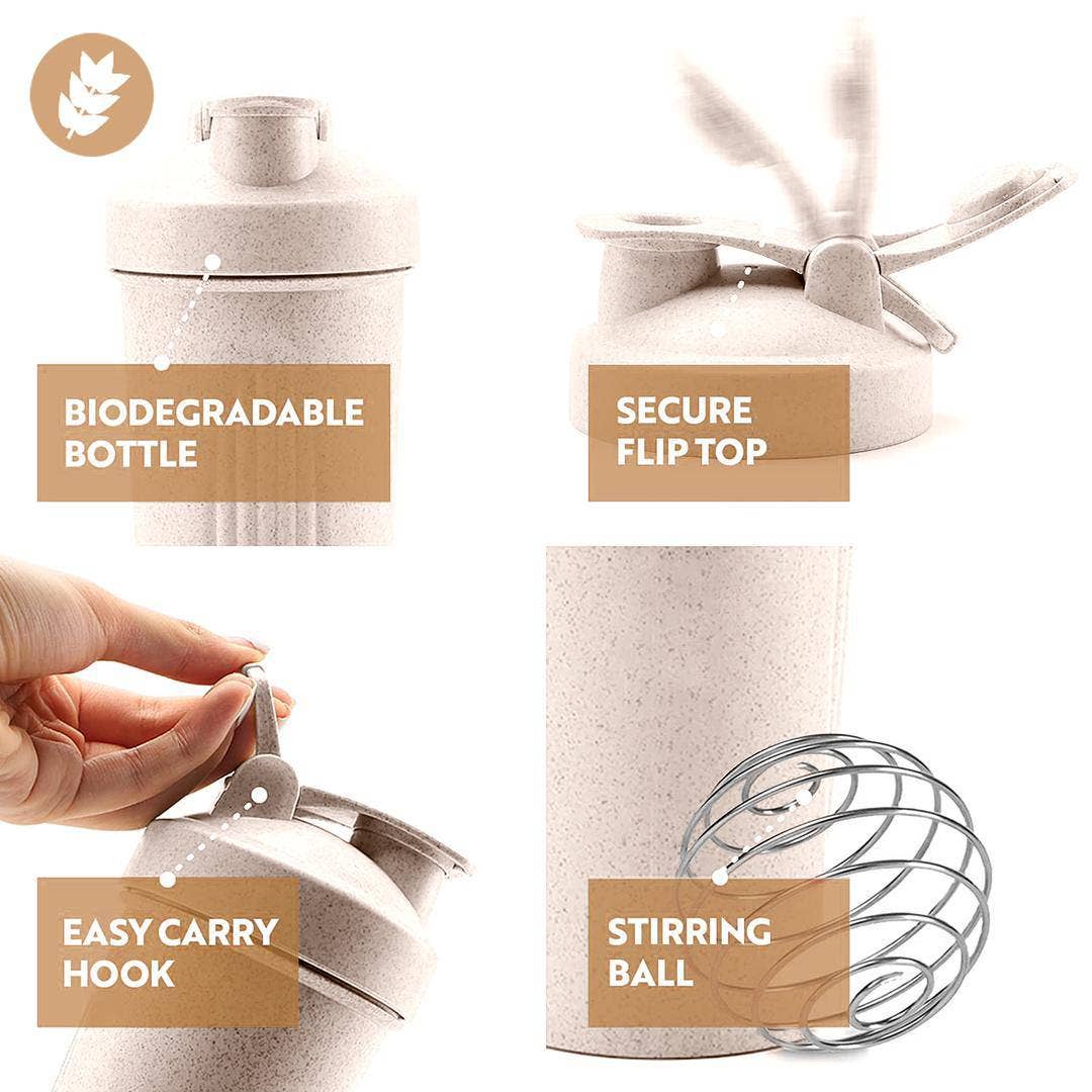 Blank 600ml Sustainable Eco-Shaker for wholesale on Faire2