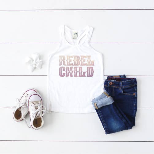 GLITTER AND GLAM - Wholesale Tank Top - Kids - Rebel Child Infant/Toddler Top0