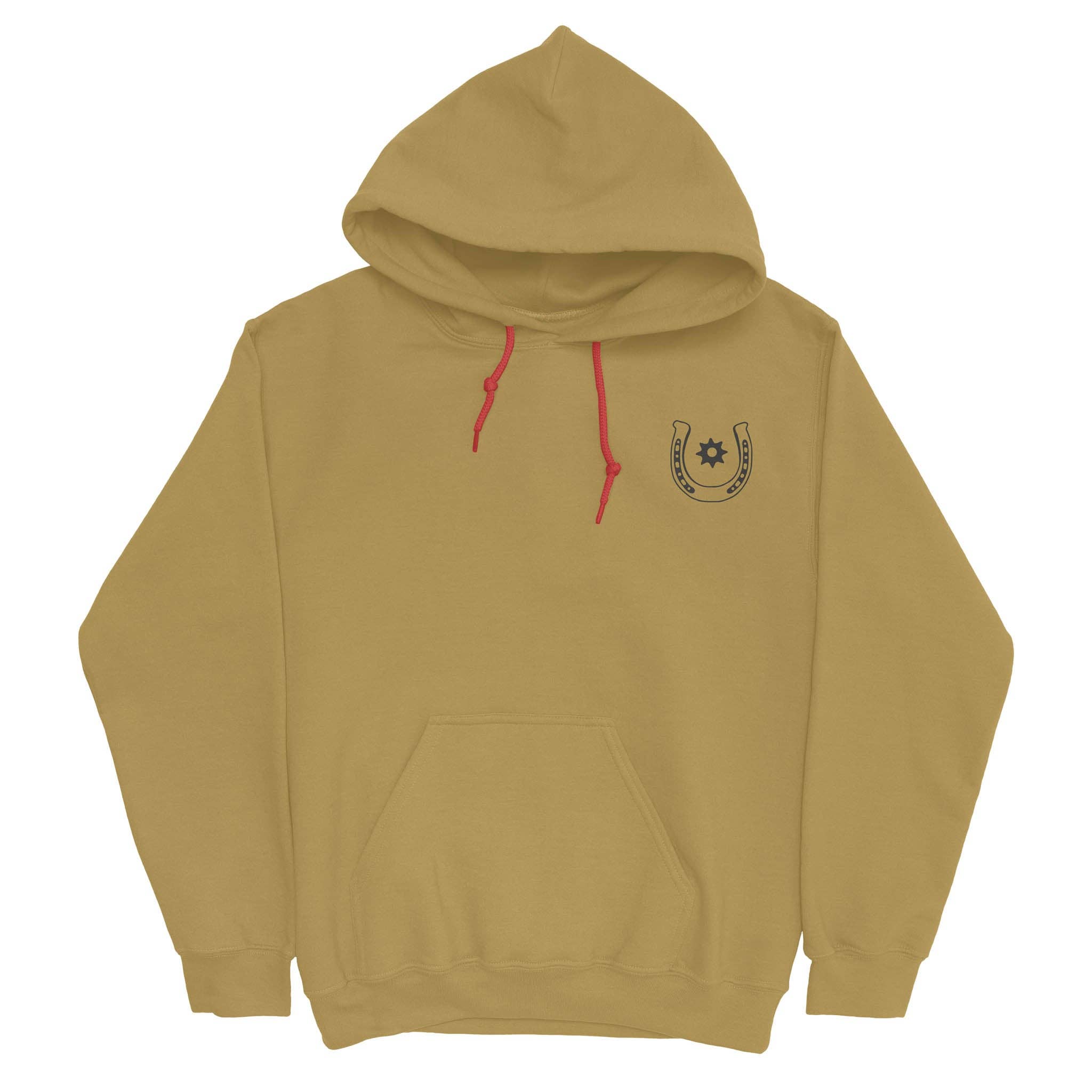 Goldenrod Camisola com Capuz Sem Sorte para venda a revendedores na Faire0