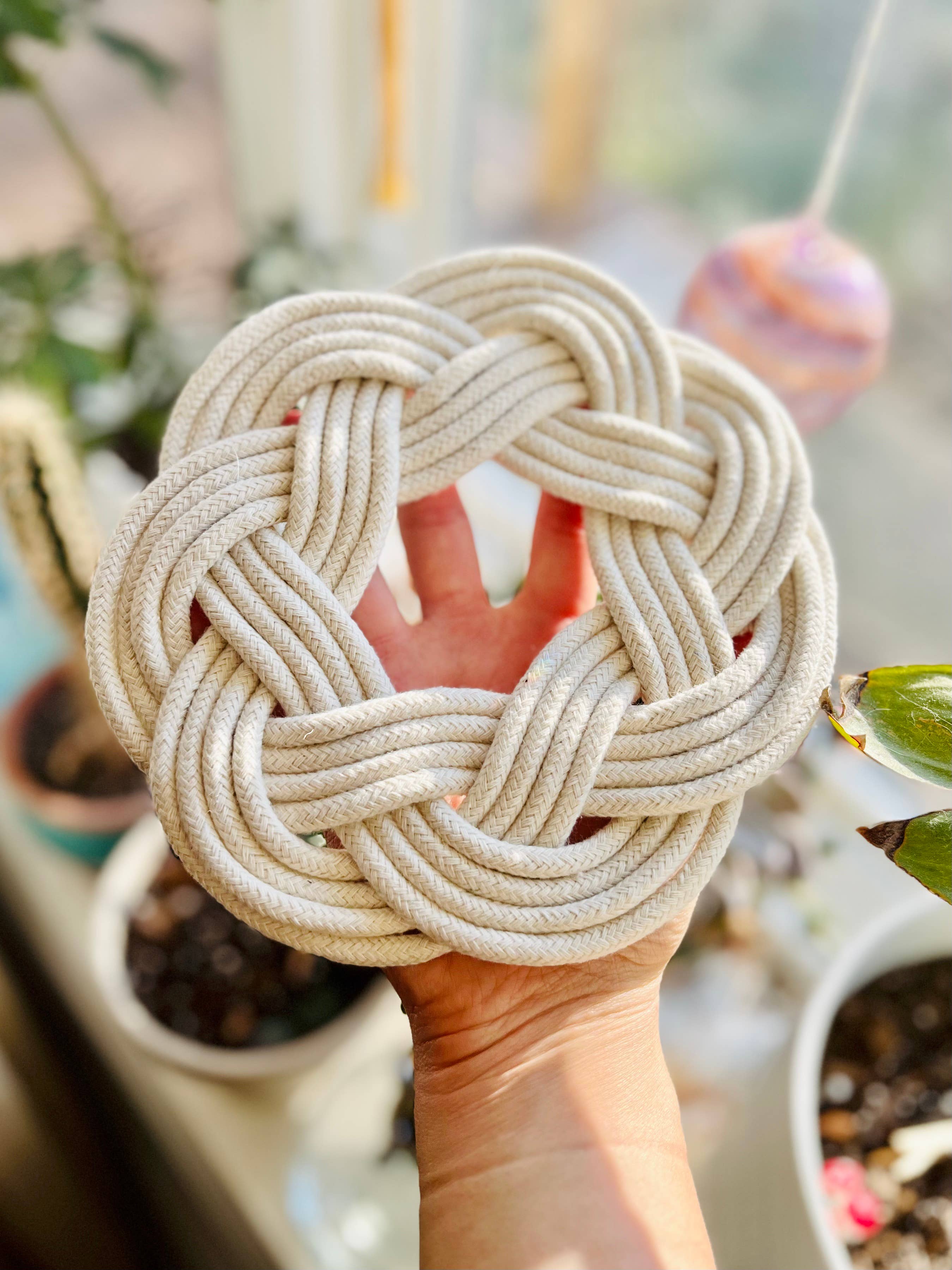Make My Day Design - Wholesale Trivet - Round Nautical Rope Matt/Rope Trivet1