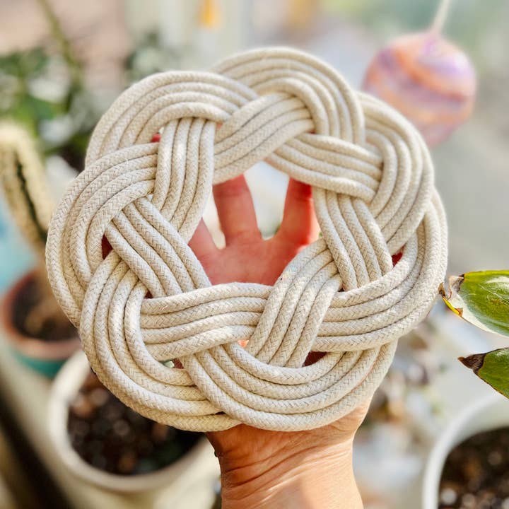 Make My Day Design - Wholesale Trivet - Round Nautical Rope Matt/Rope Trivet1