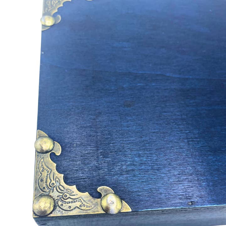 AW Artisan - Wholesale Decoratief doosje - Theedoos/geschenk/mand - groenblauw3