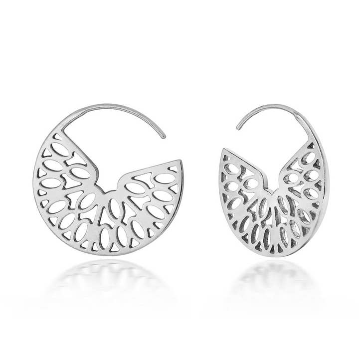 Seville Hoops - Silver for wholesale by Little By Little Jewellery