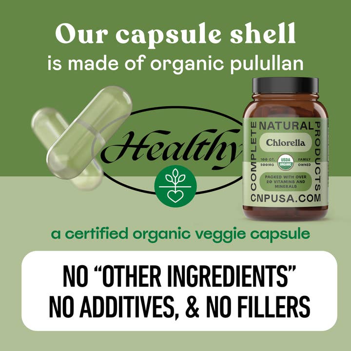 Complete Natural Products - Wholesale Oral Supplement/Vitamin - Organic Chlorella Capsules6