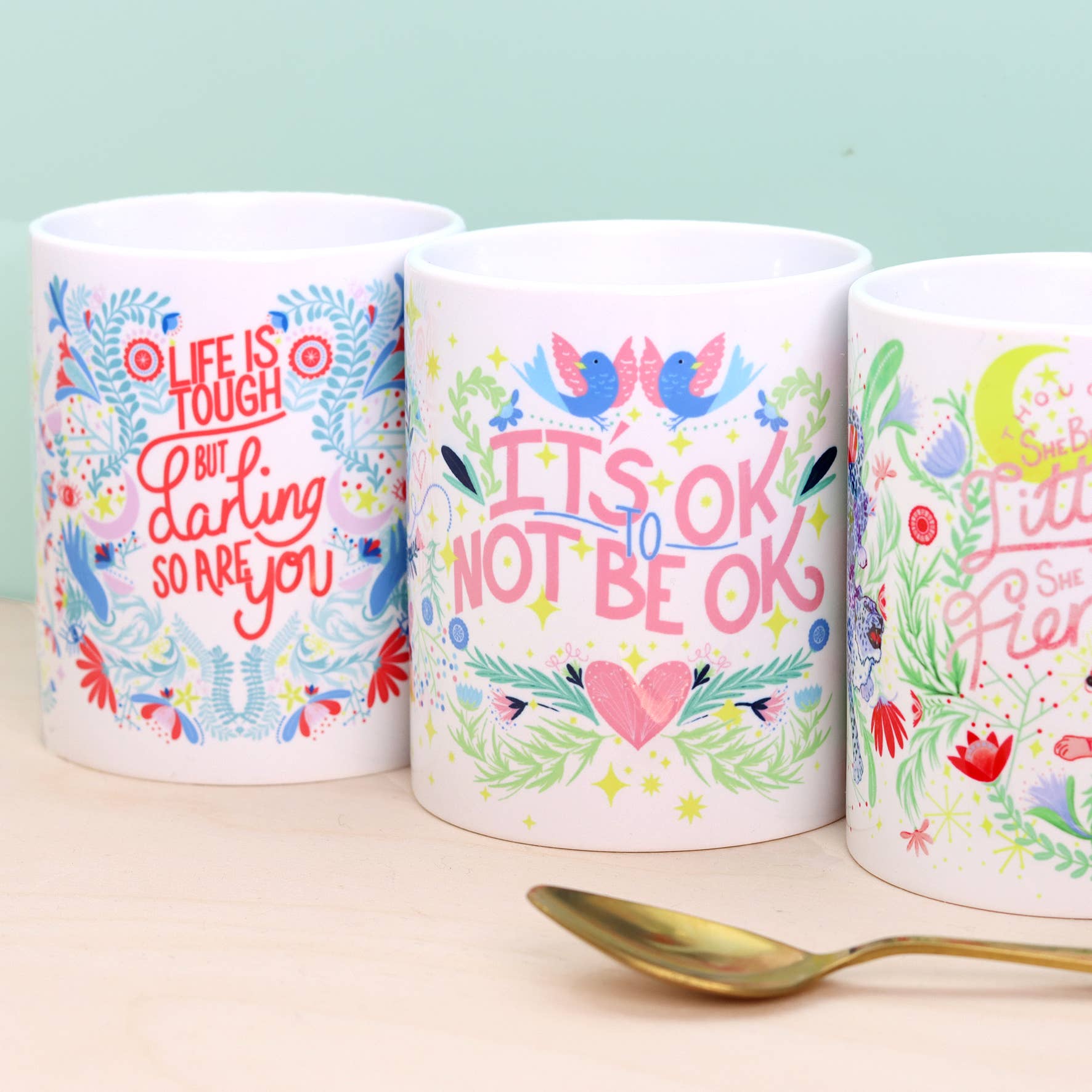 Fawn & Thistle Ltd (US Duties Paid) - Wholesale Coffee Mug - It's OK Mug | Motivational Coffee Mug | Self Care Gift5