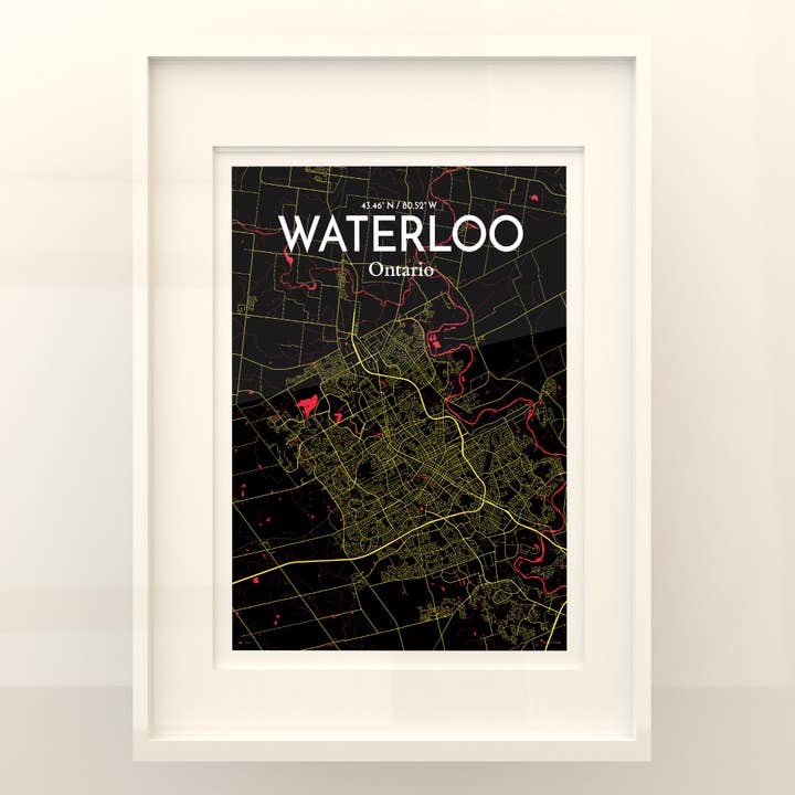 OurPoster.com - Wholesale Poster - Waterloo City Map Poster9