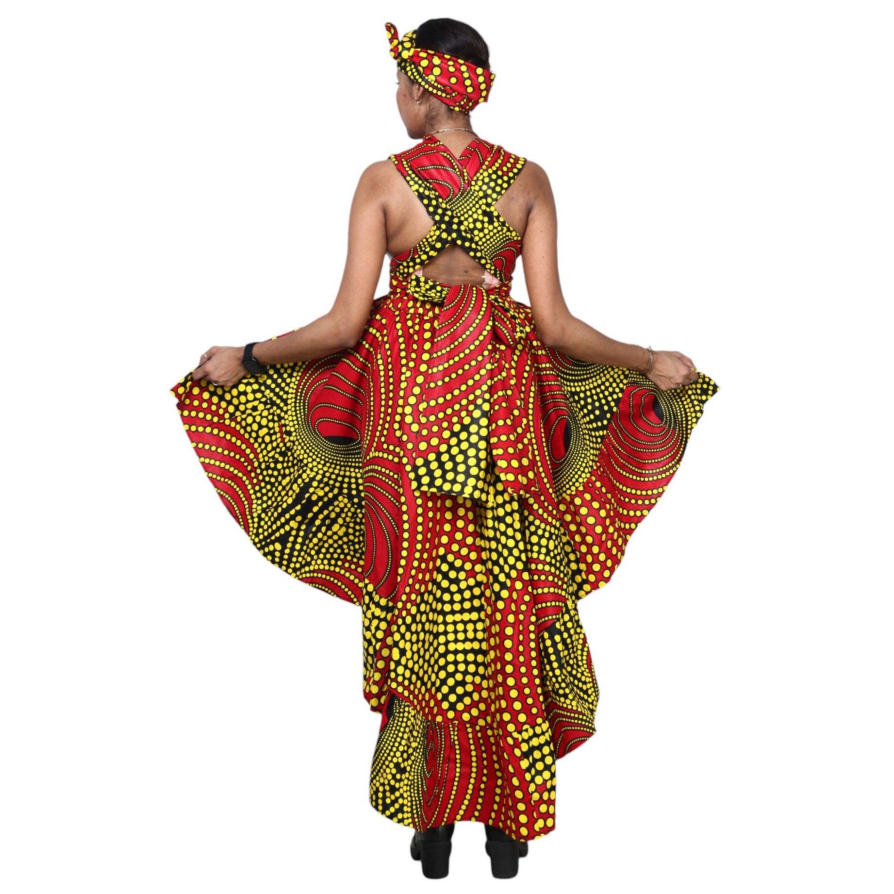 African Stars - Wholesale Dress - Women's - Women's Skirt/Dress Multi Wear Style -- FI-313642