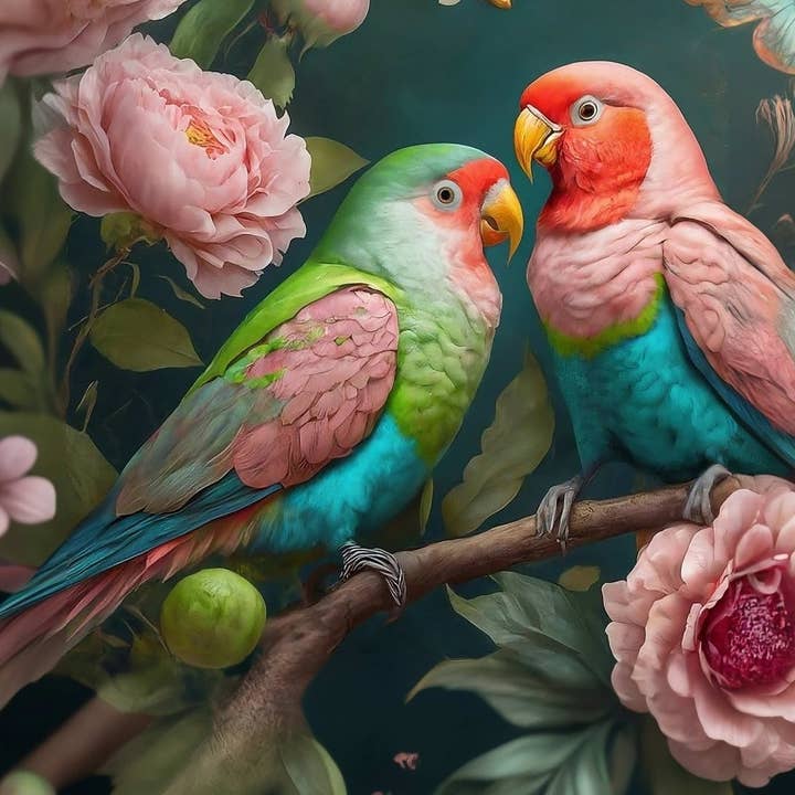 Mint by Michelle - Wholesale Craft supplies - Pastel Love - Mint Decoupage Paper1