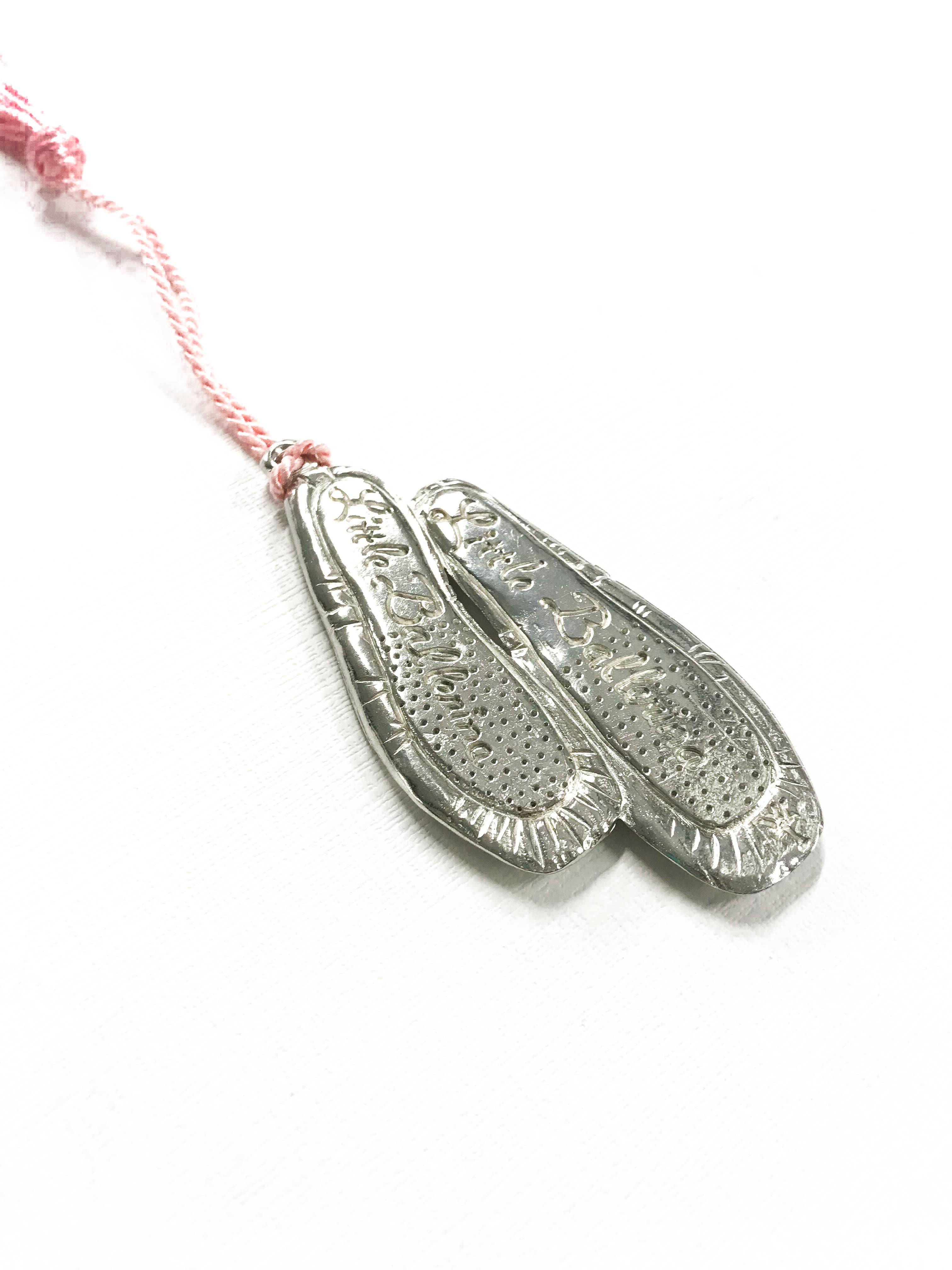 House of Morgan Pewter - Wholesale Ornament - Ballerina Ballet Shoes Christmas Ornament Dance Recital Gift5