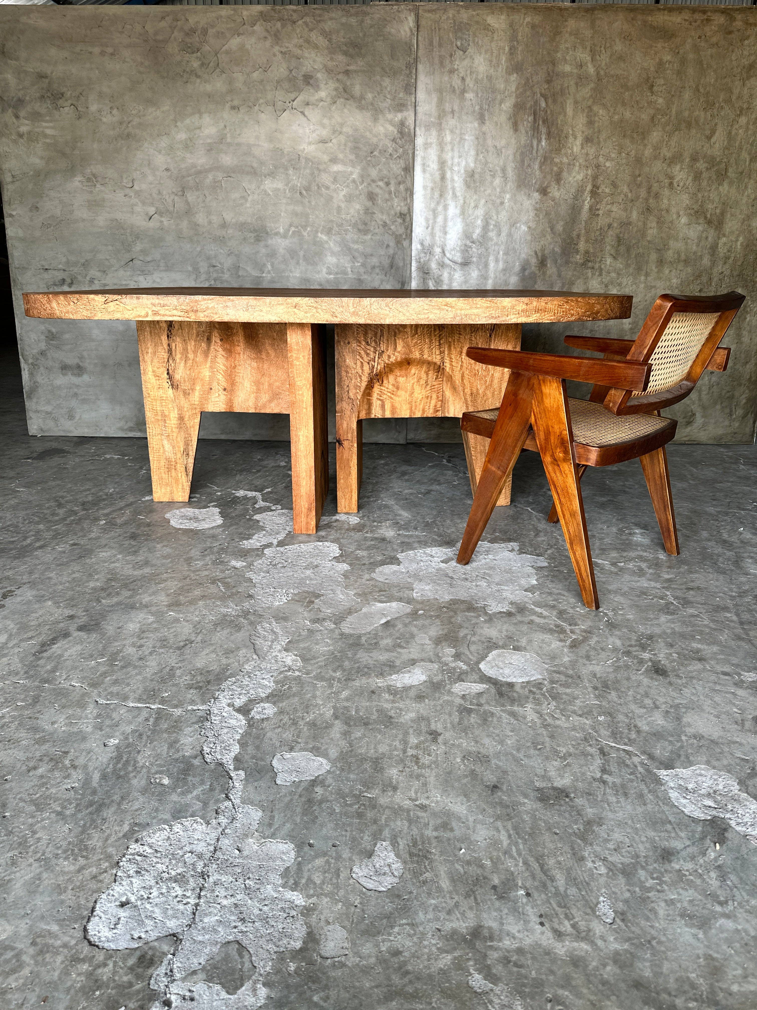Office Objets - Wholesale Coffee Table - Massive mango wood table 2m10x1m13