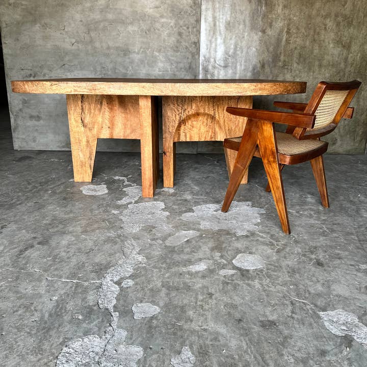 Office Objets - Wholesale Coffee Table - Massive mango wood table 2m10x1m13
