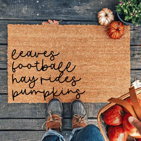 Fall Things - Helt naturlig Coconut Husk dørmåtte for engroshandel hos The Doormat Company