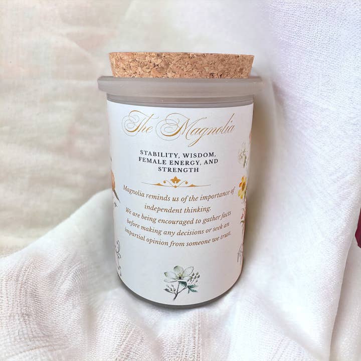 Montana Farmacy - Vente Bougie en bocal - Bougie Flower Power © - Fleurs de magnolia botaniques vintage 2