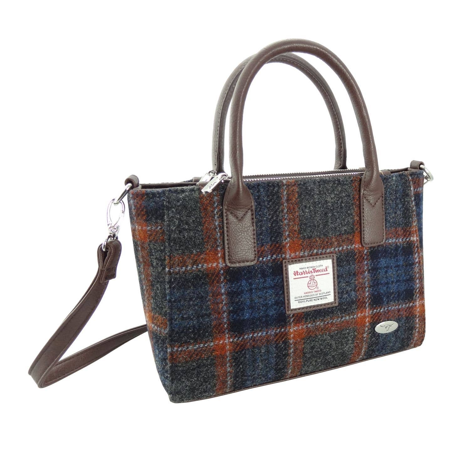 Glen Appin Of Scotland - Wholesale Tote Bag - Women's - LB1228 Harris Tweed 'Brora' Small Tote25