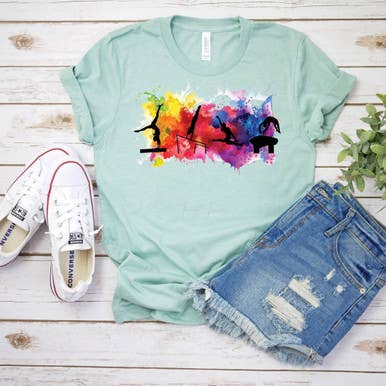 Trendy Transfers - Vendita all'ingrosso Decalcomania a sublimazione - Acquerello per ginnastica DTF Heat Transfer