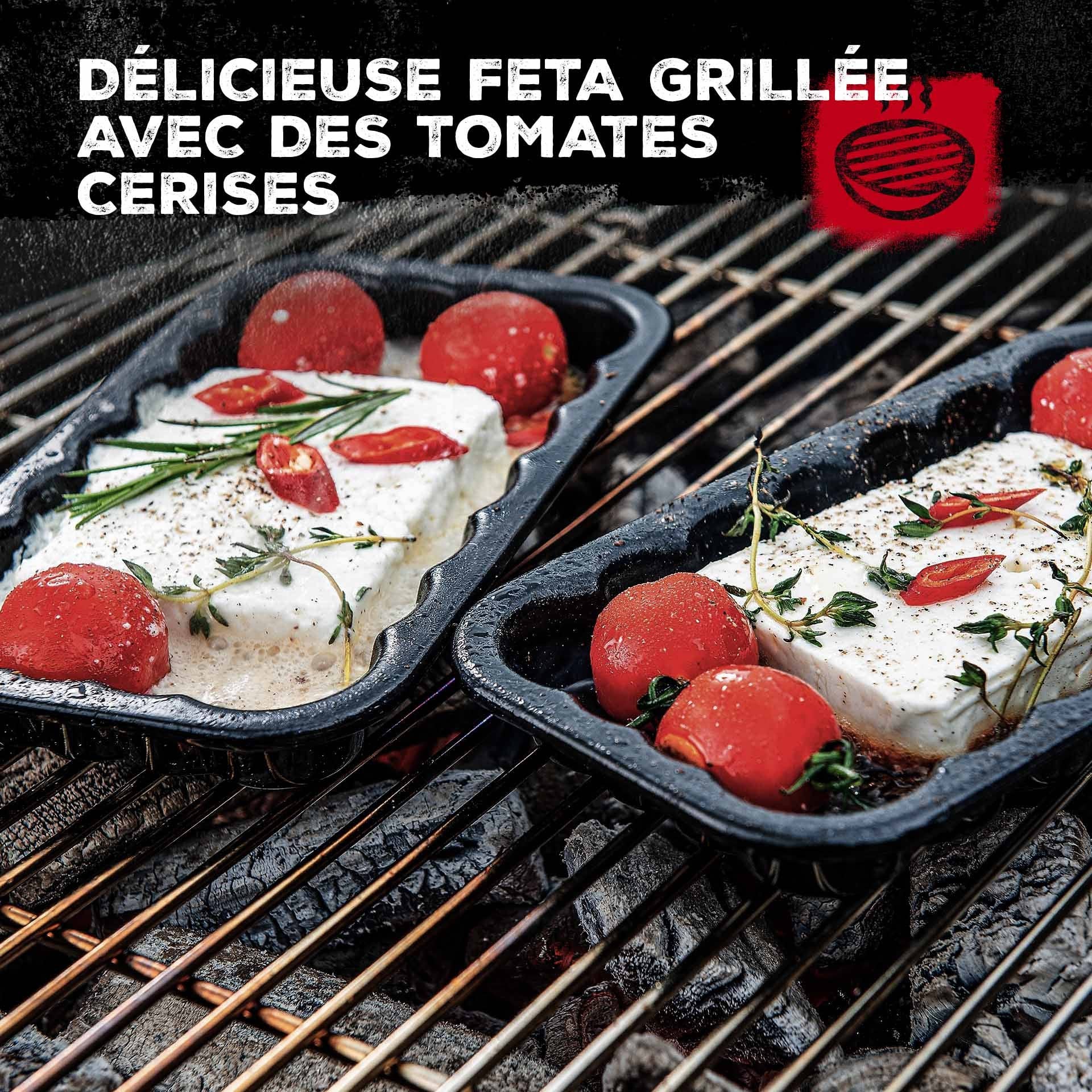 Zenker - Wholesale Baking Dish - Set of 2 enamelled steel barbecue dishes 21 x 12 cm FM Professional Barbecue3