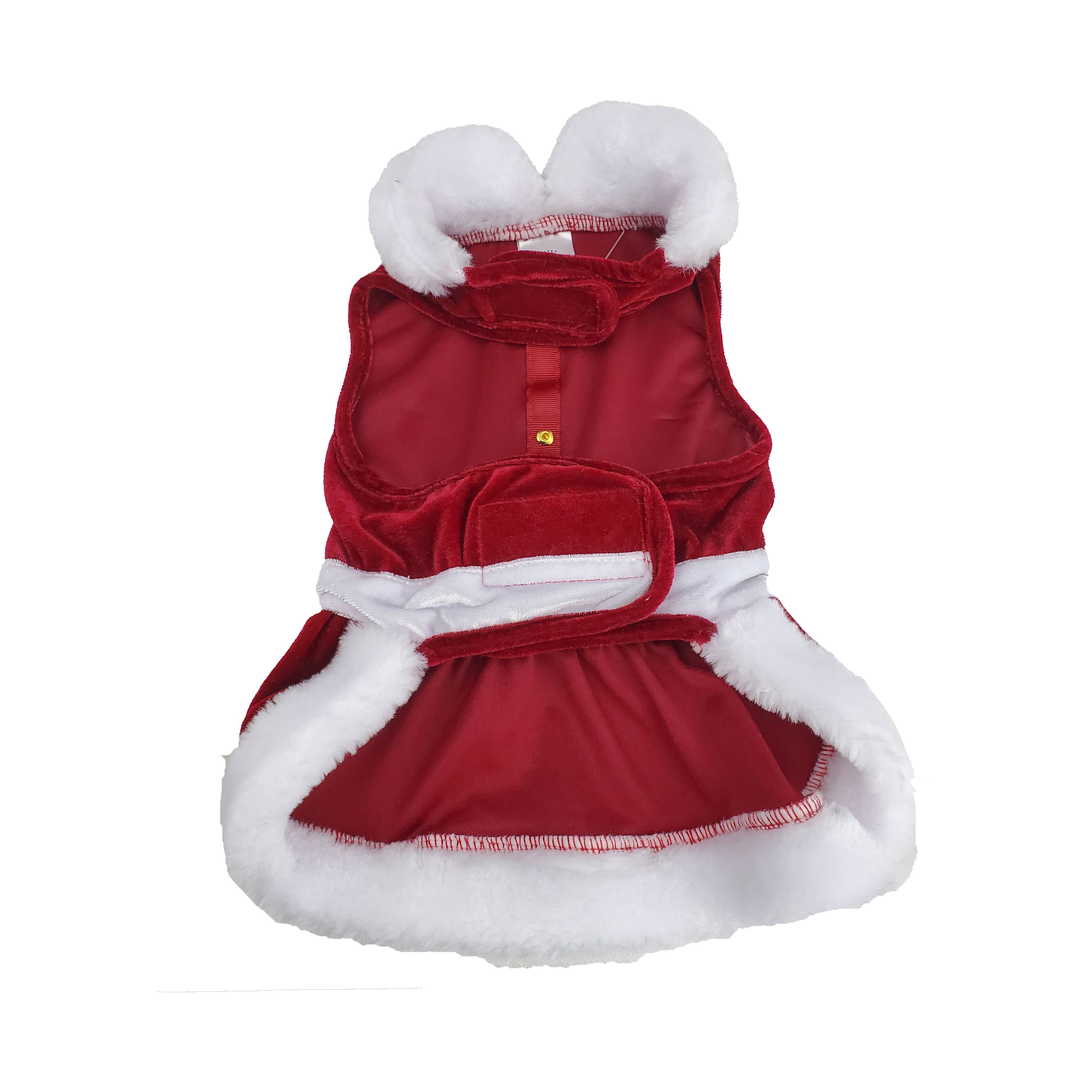 Barker's Bowtique - Wholesale Pet Costume - Dog - Mrs. Clause Dog Dress for Christmas1