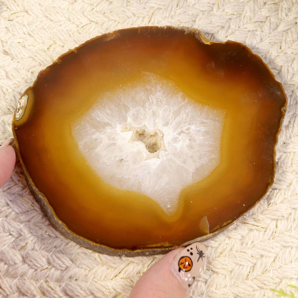 Natures Artifacts Inc - Venta al por mayor Piedras/cristales espirituales - Rodaja de Ágata Natural (Grande)2