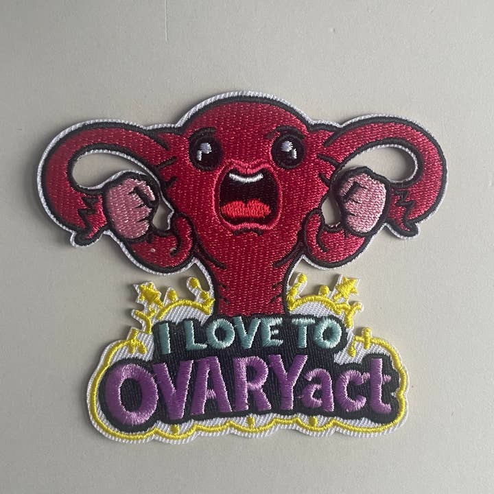 Adoro Ovaryactuar – Patch de Declaração Feminista por atacado de FAKEBERLIN