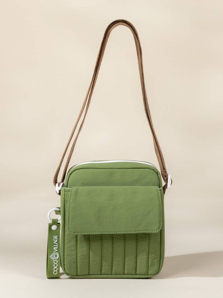 Mala a Tiracolo de Nylon Lavável - Earthbound por atacado de Coco Village