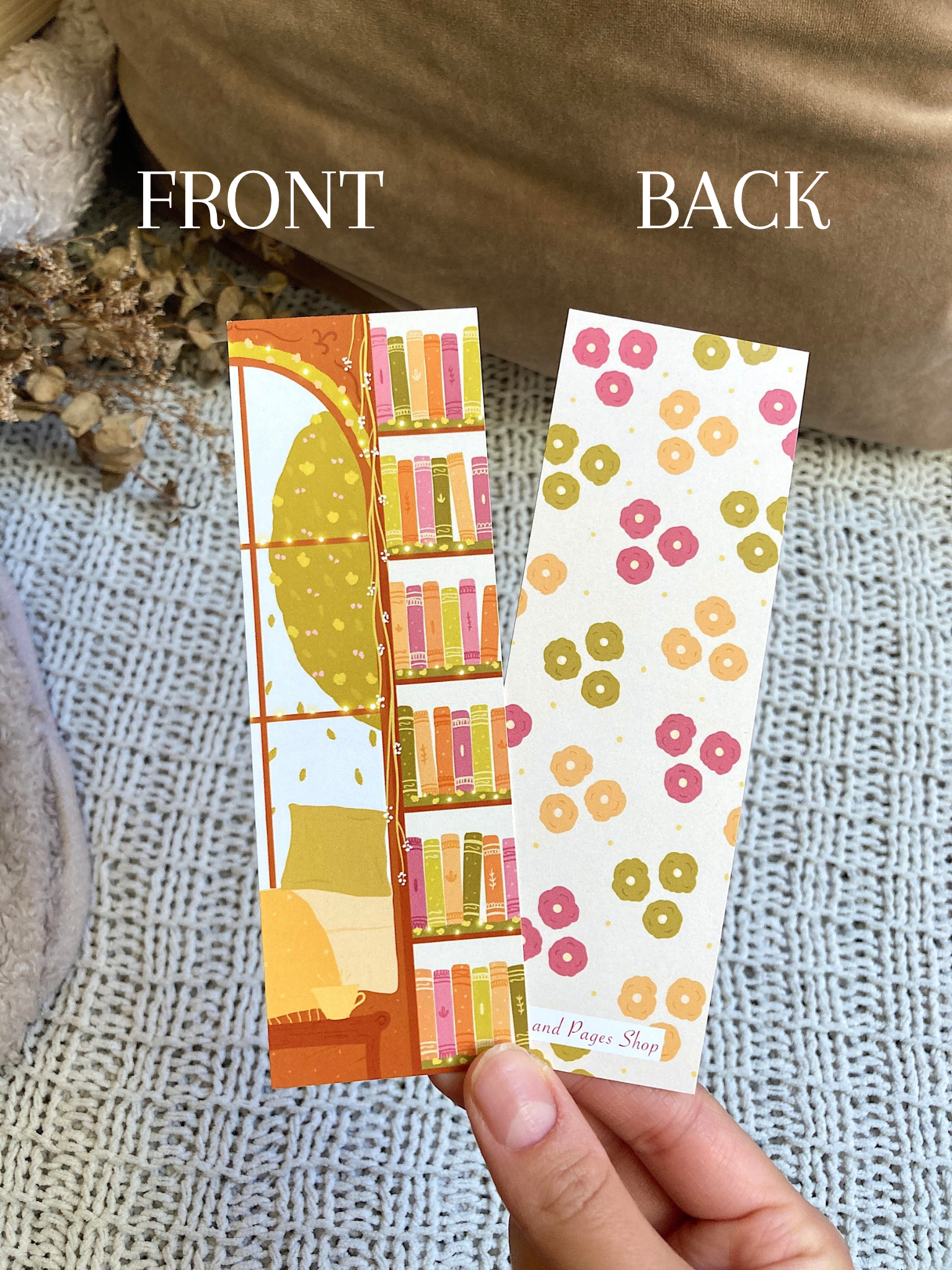 Tales and Pages Shop - Wholesale Bookmark - Cozy Reading Nook Bookmark1