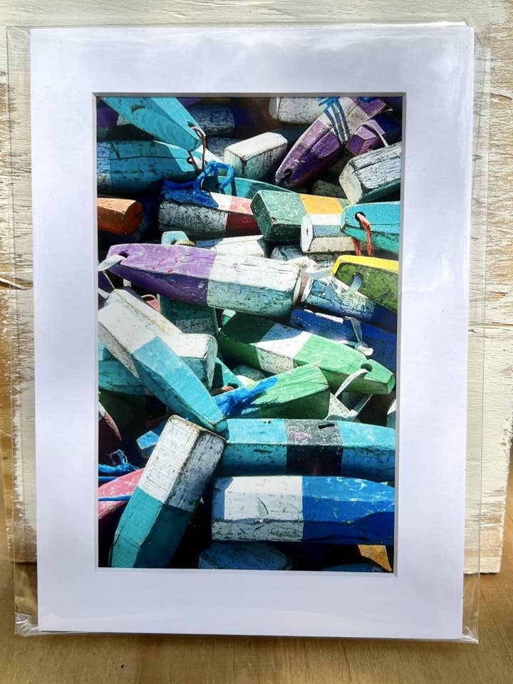 Impression de bouées en bois 5x7 pour la vente par Glass Mermaid Makings