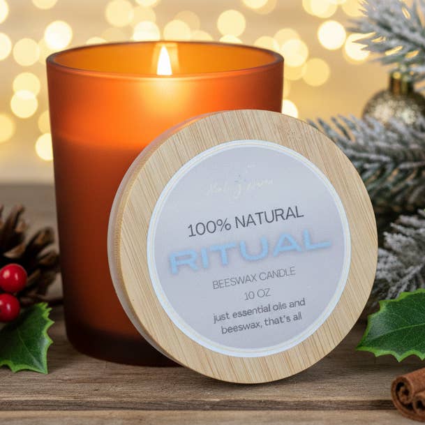 Ritual 100% Natural Beeswax Candle for wholesale by Healing Haven