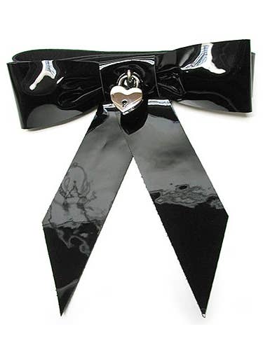 Patent Leather Wrist Bow for wholesale by The Stockroom
