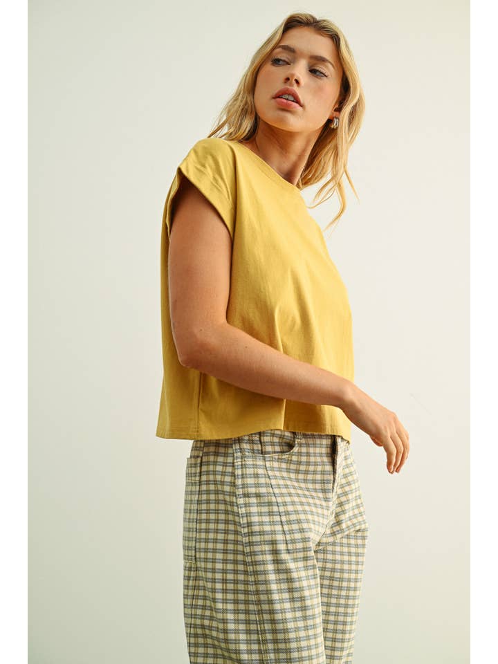 MIOU MUSE - Venta al por mayor Blusa - Mujer - Blusa de manga con puño y cuello redondo6