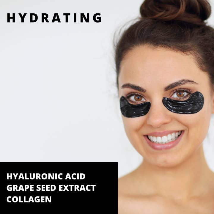 PURE SOL. - Wholesale Eye Treatment Mask - Wake Up Hydrogel Eye Patch Charcoal + Hyaluronic Acid2