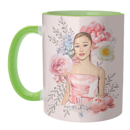 ART WOW - Wholesale Coffee Mug - Mugs 'Pretty in Pink Ari' by DOLLY WOLFE5