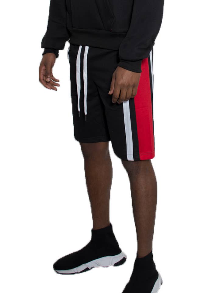 Color Block Stripe Shorts for wholesale by WEIV