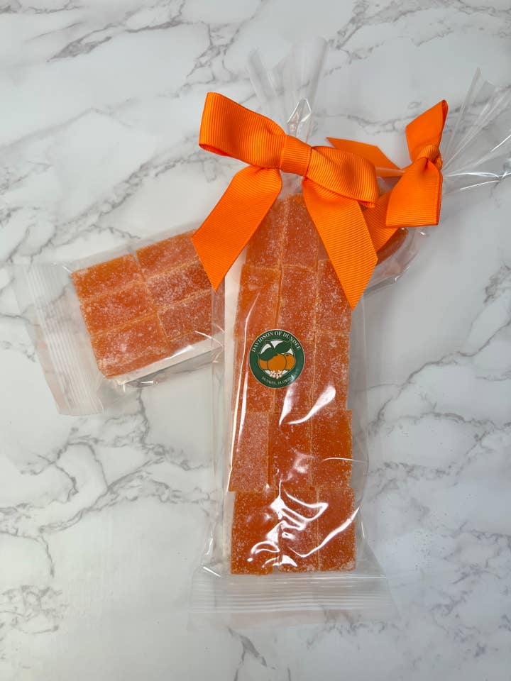 Florida Citrus Candy, Tangerine Delicacy, 5oz Bag for wholesale by Davidson of Dundee Inc