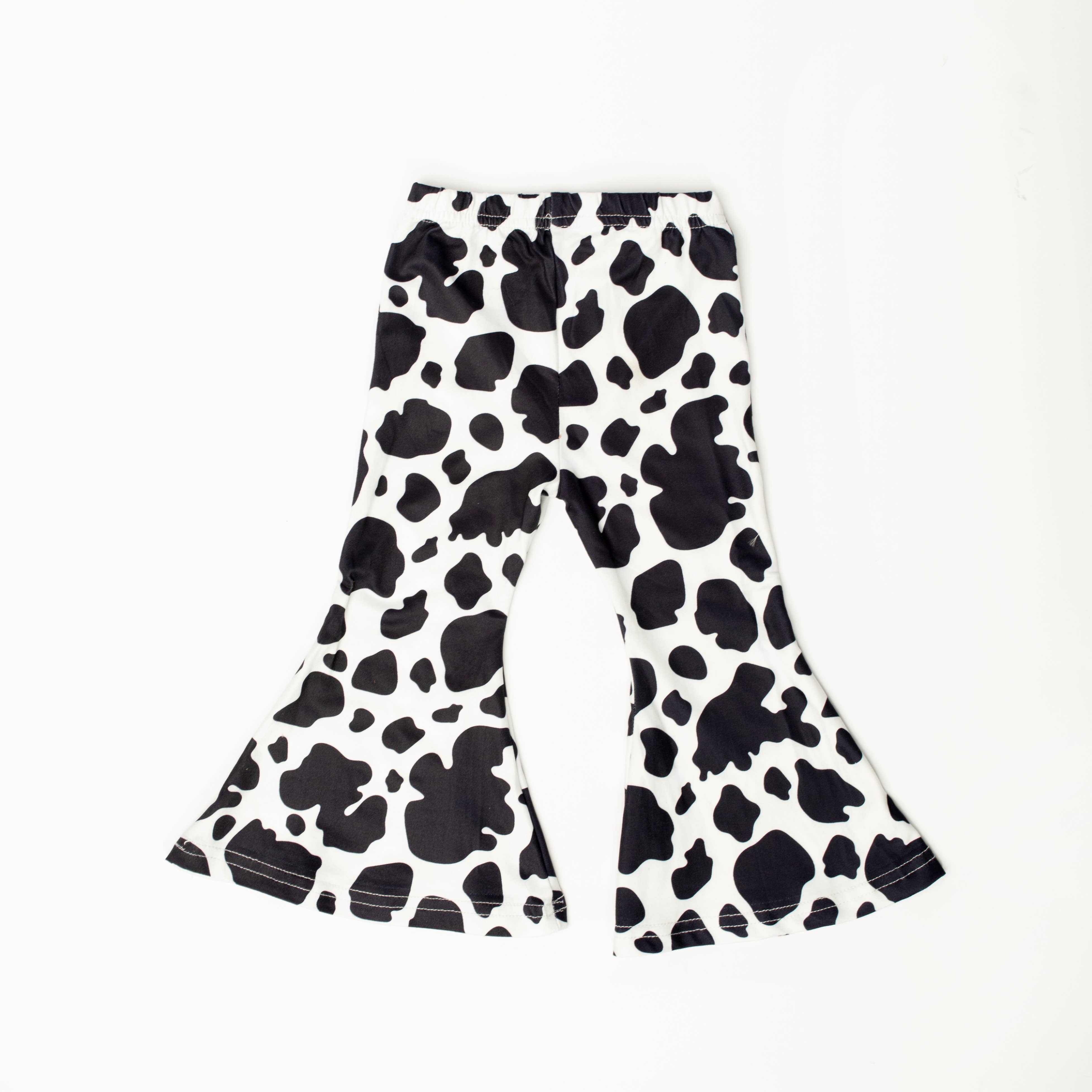Charlie James Artisan Boutique - Wholesale Top & Pant Set - Kids - Cow Print Bell Bottom Set2