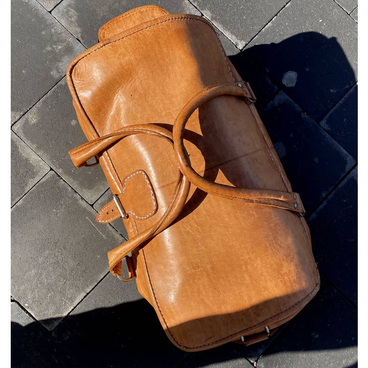 bazarifinagh - Wholesale Weekender Bag - Unisex - Premium Handmade Leather Travel Bag – Stylish & Durable3