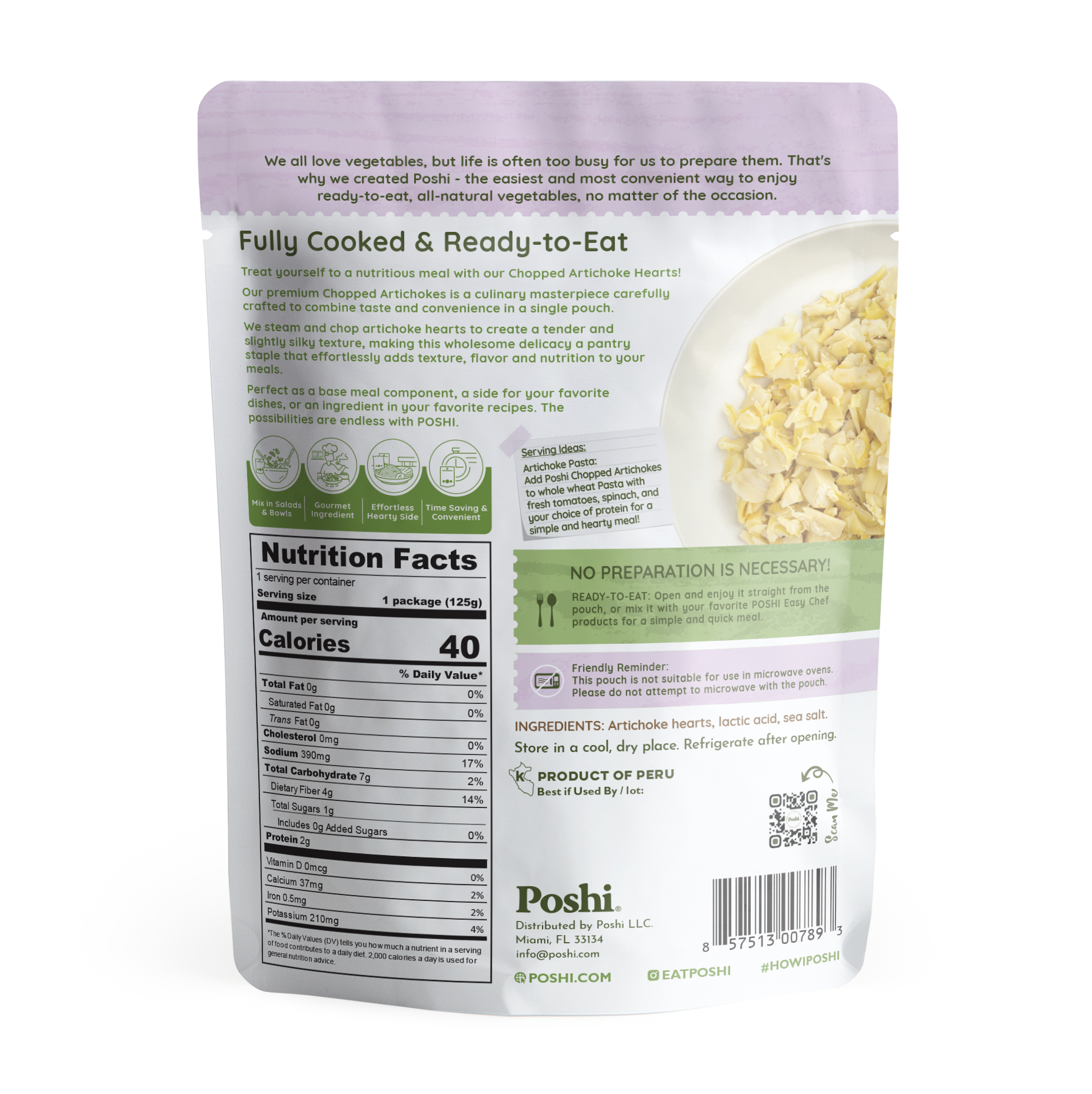 POSHI - Wholesale Canned Vegetables - Poshi - Chopped Artichokes 4.4 oz/10ct1