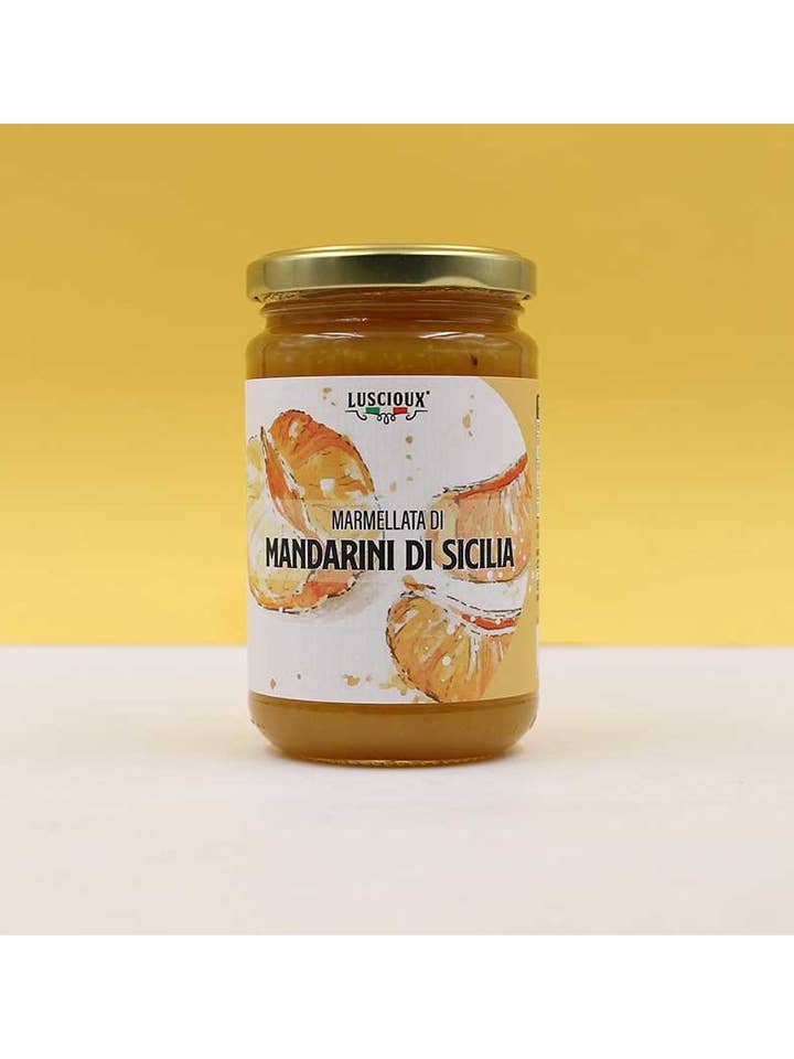 Sicilian Mandarin Marmalade Jar 360g for wholesale by LUSCIOUX - OMNIA GROUP SRL
