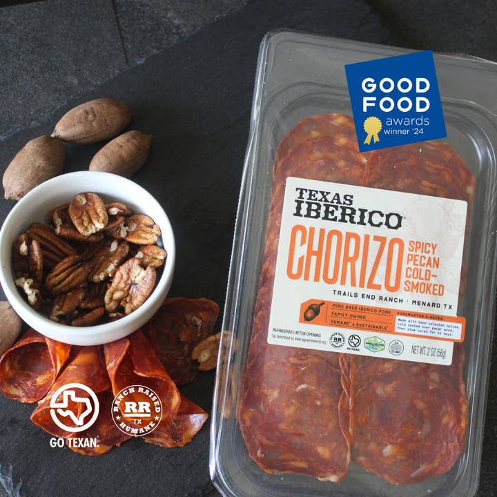 Texas Iberico® Chorizo - sliced 2 oz. for wholesale by Alta Gama Foods