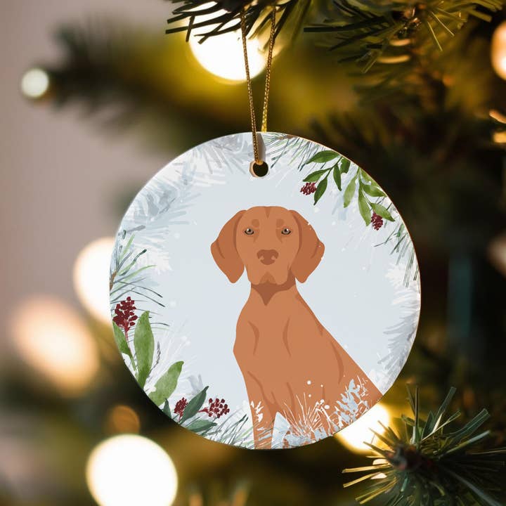 Vizsla Dog Christmas Ornament for wholesale by Canine Companions