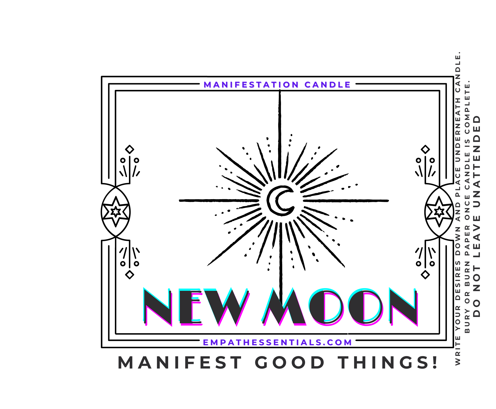 Empath Essentials - Wholesale Votive Candle - 8" Manifestation Candles0