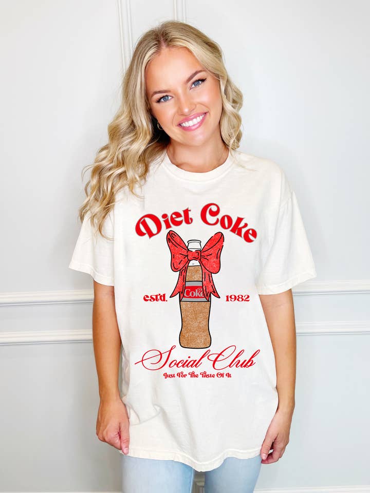 Poppy & Pine - Wholesale Screen Printed T-Shirt - Women's - Vintage Diet Coke Tee