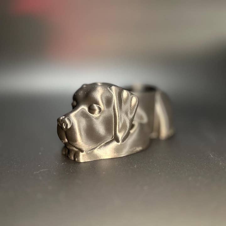 <3 Studio – Großhandel Blumentopf – Einzigartiger Pflanztopf: Schwarzer Labrador Pflanztopf - Sukkulenten-Topf, Schwarze Labrador Geschenke