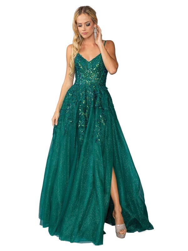 Dancing Queen Dress - Wholesale Gown - Women's - V-Neck Design Prom Dress1