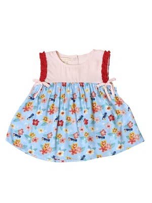 Kinderkind - Vendita all'ingrosso Maglietta - Bambini - Bambina Smanicato Hibiscus Top0