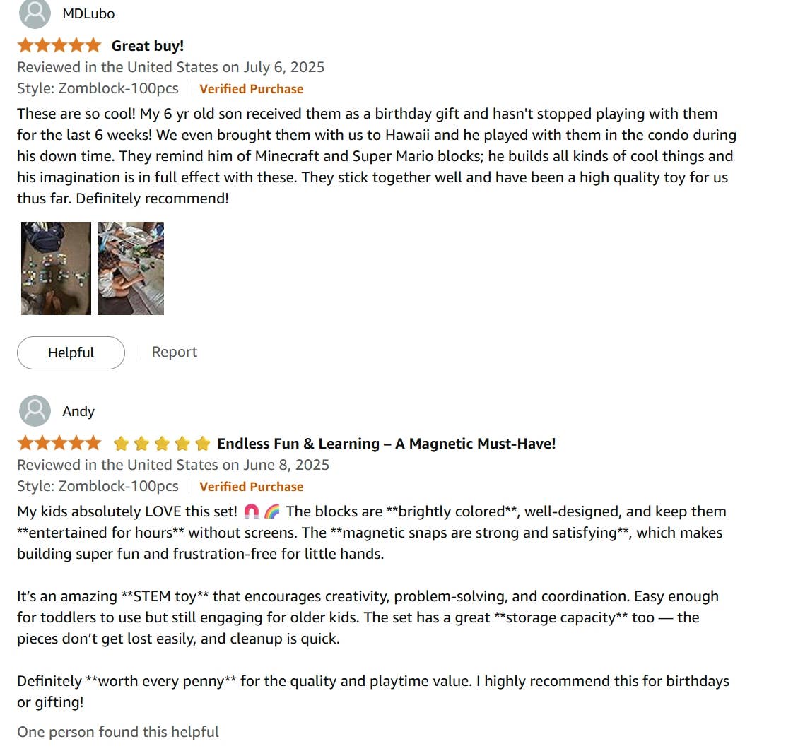 GobiDex - Wholesale Building Set - Kids - 2.5cm Lumberjack (48 pcs Magnetic Blocks)6