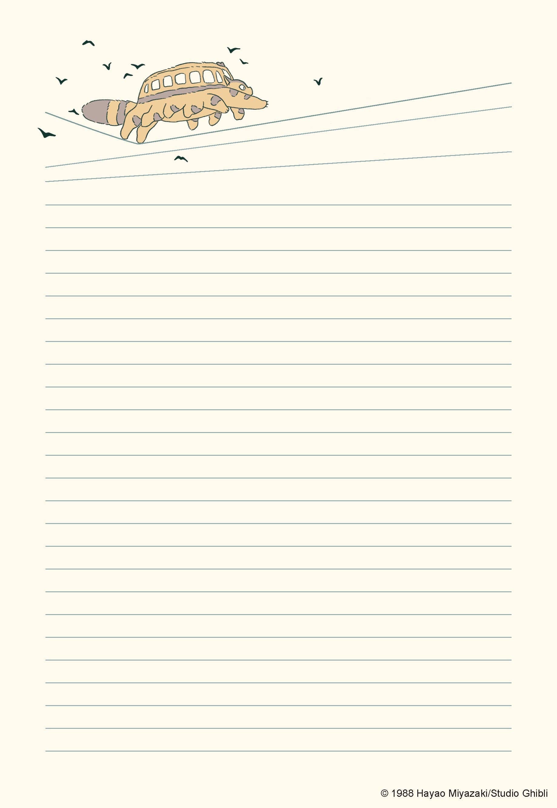 Chronicle Books - Wholesale Stationery/Notecard Set - Studio Ghibli My Neighbor Totoro Stationery Set8