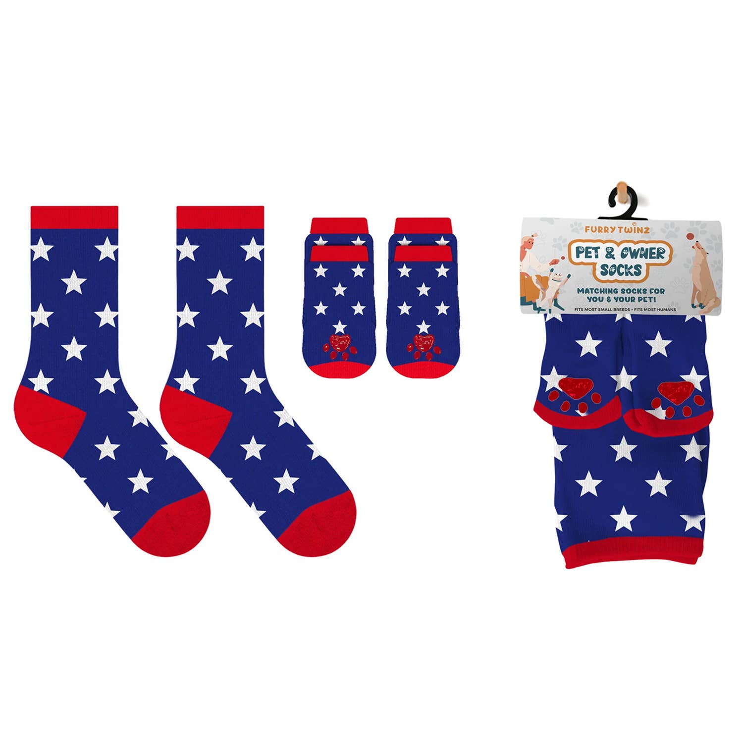 The American Gift Company (TAGCO) - Wholesale Pet Socks - Dog - PET & OWNER SOCKS WITH FREE DISPLAY (24-PAIRS)3