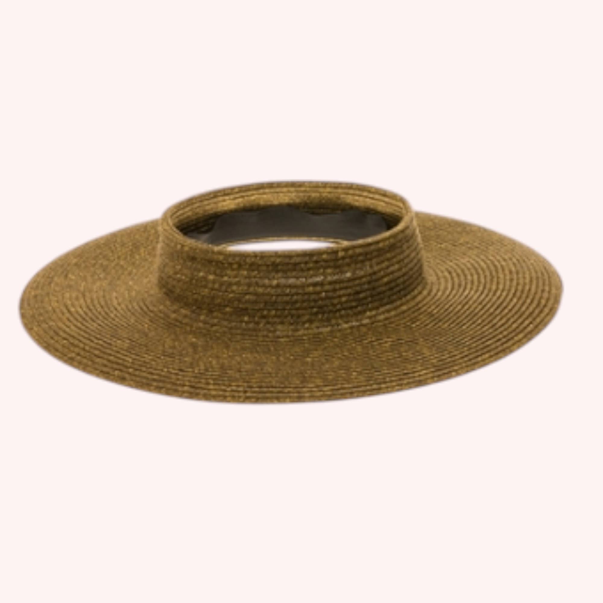 Queens INC – wholesale Visor – Women's – Crownless Straw Visor - NEW COLORS ADDED!8