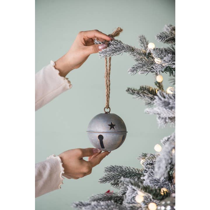 A&B Home Group Inc. - Wholesale Ornament - D4x4" Bell - Gray5